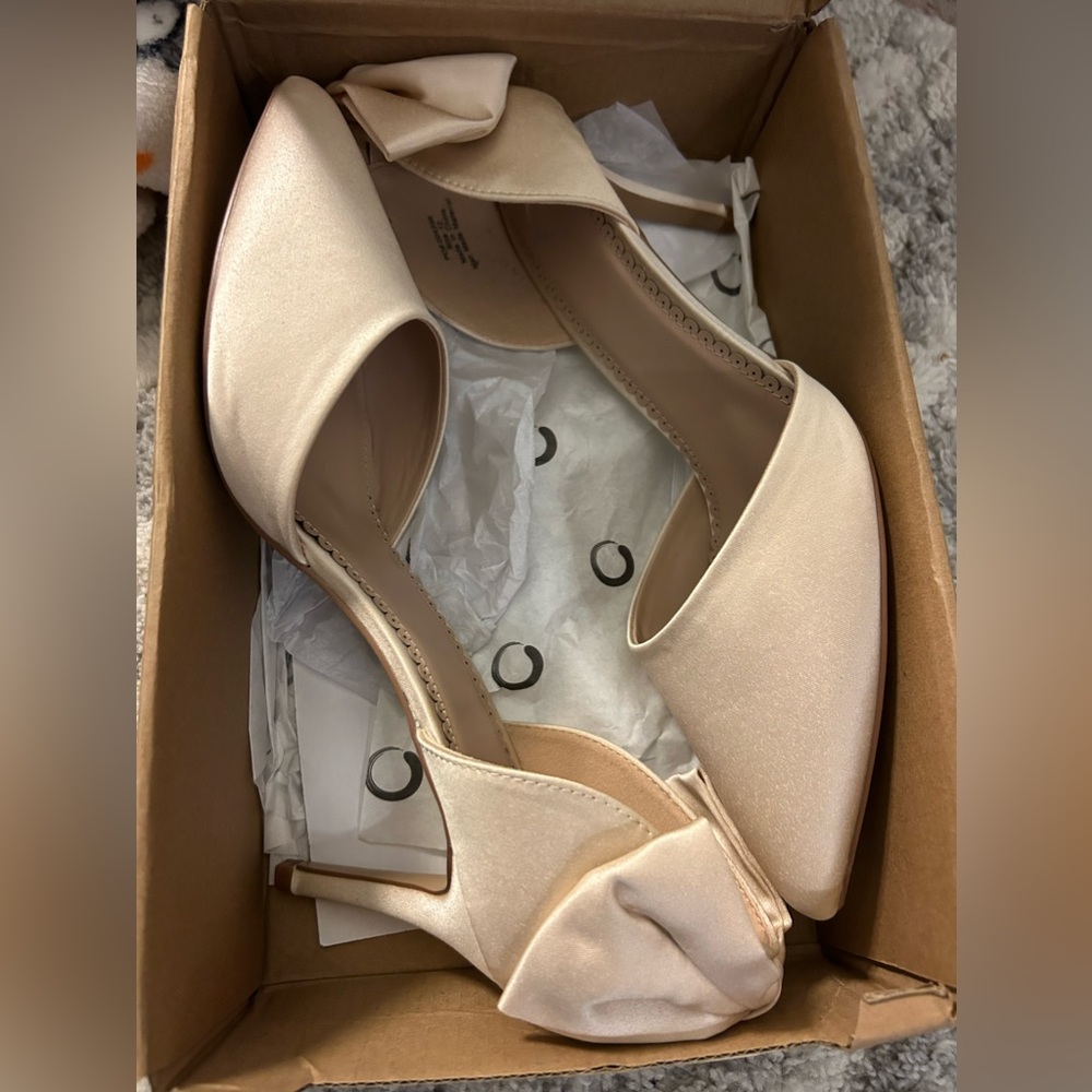 Brand new blush colored heels